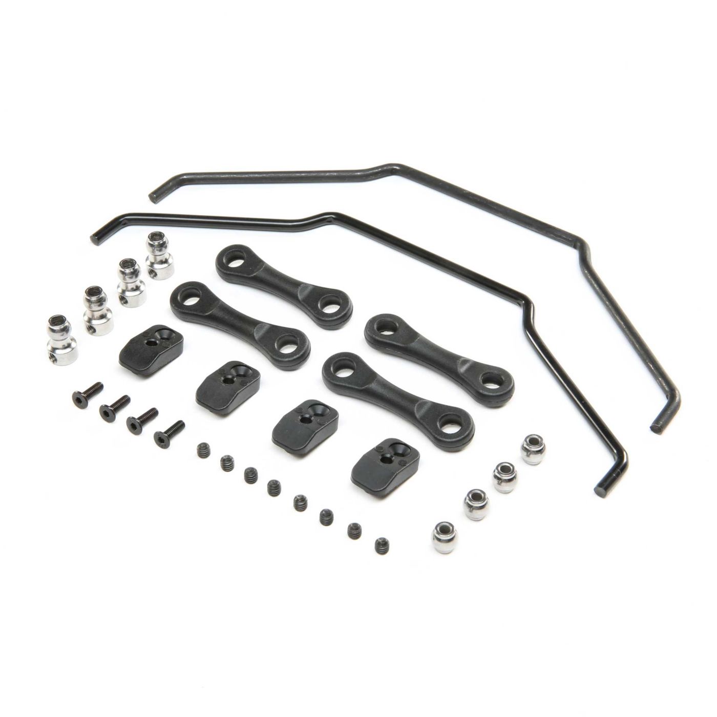 Losi LOS254065 Front & Rear Sway Bar Set: DBXL-E 2.0