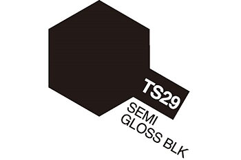 TAMIYA 85029 TS-29 Semi Gloss Black