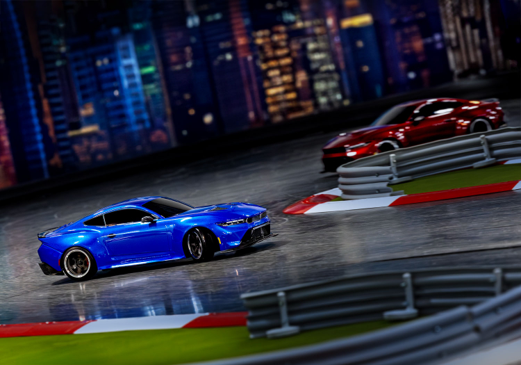 Traxxas 4-TEC Drift 2WD Mustang XL-5 TQi Blå - 5