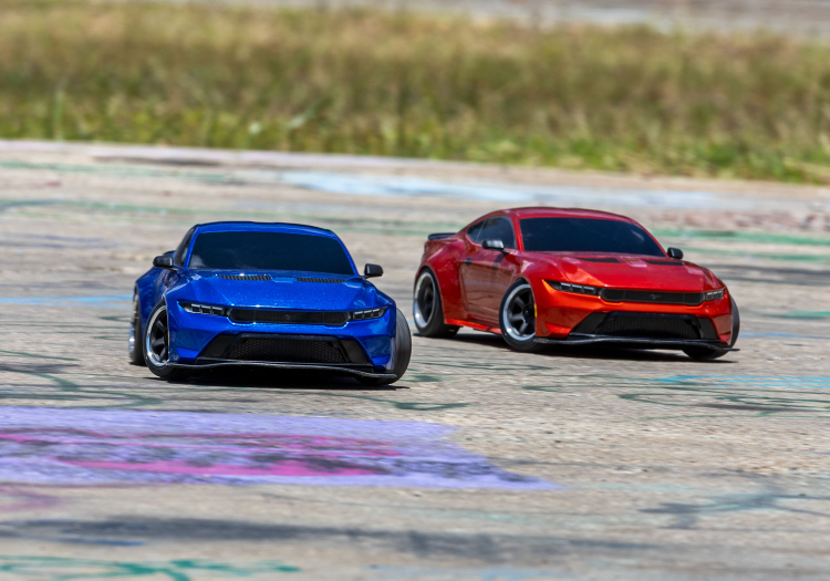 Traxxas 4-TEC Drift 2WD Mustang XL-5 TQi Blå - 2