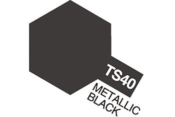 TAMIYA 85040 TS-40 Metallic Black