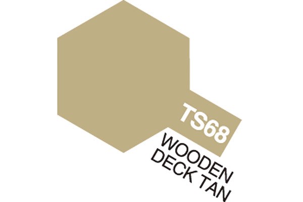 TAMIYA 85068 TS-68 Wooden Deck Tan