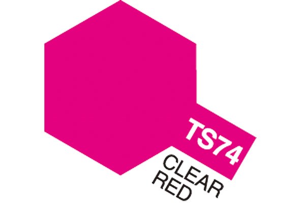 TAMIYA 85074 TS-74 Clear Red