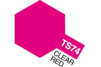 TAMIYA 85074 TS-74 Clear Red