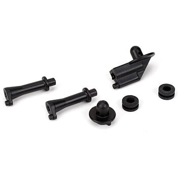 Losi LOSA4424 Body Posts & Tank Mounts: 8B, 8T
