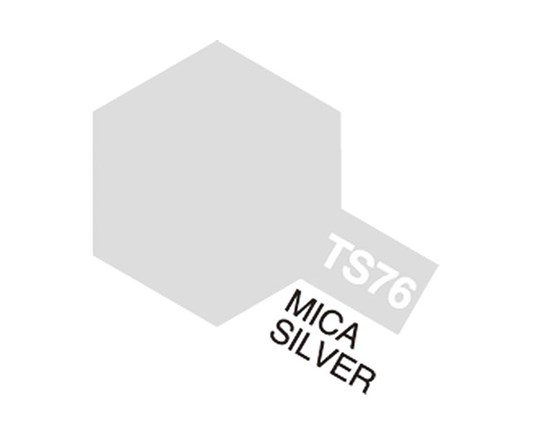 TAMIYA 85076 TS-76 Mica Silver - 2