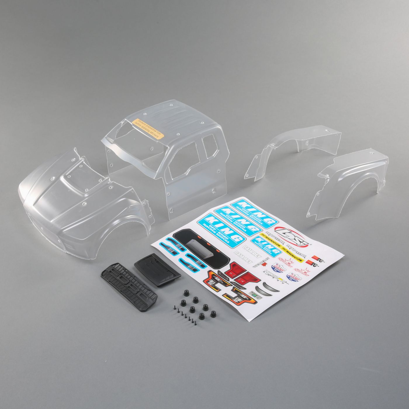 Losi LOS330005 Ford Raptor Body Set (Clear): Baja Rey