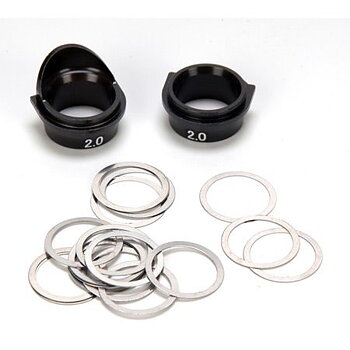 Losi LOSA4454 Rear Gearbox Bearing Inserts, Aluminum 8B/8T 2.0