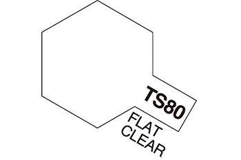TAMIYA 85080 TS-80 Flat Clear