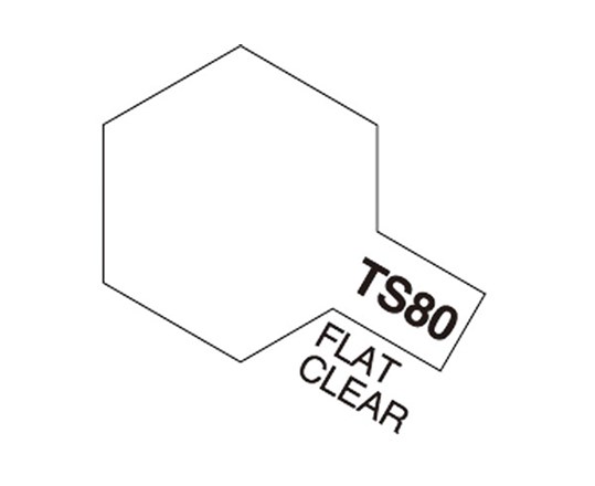 TAMIYA 85080 TS-80 Flat Clear - 2