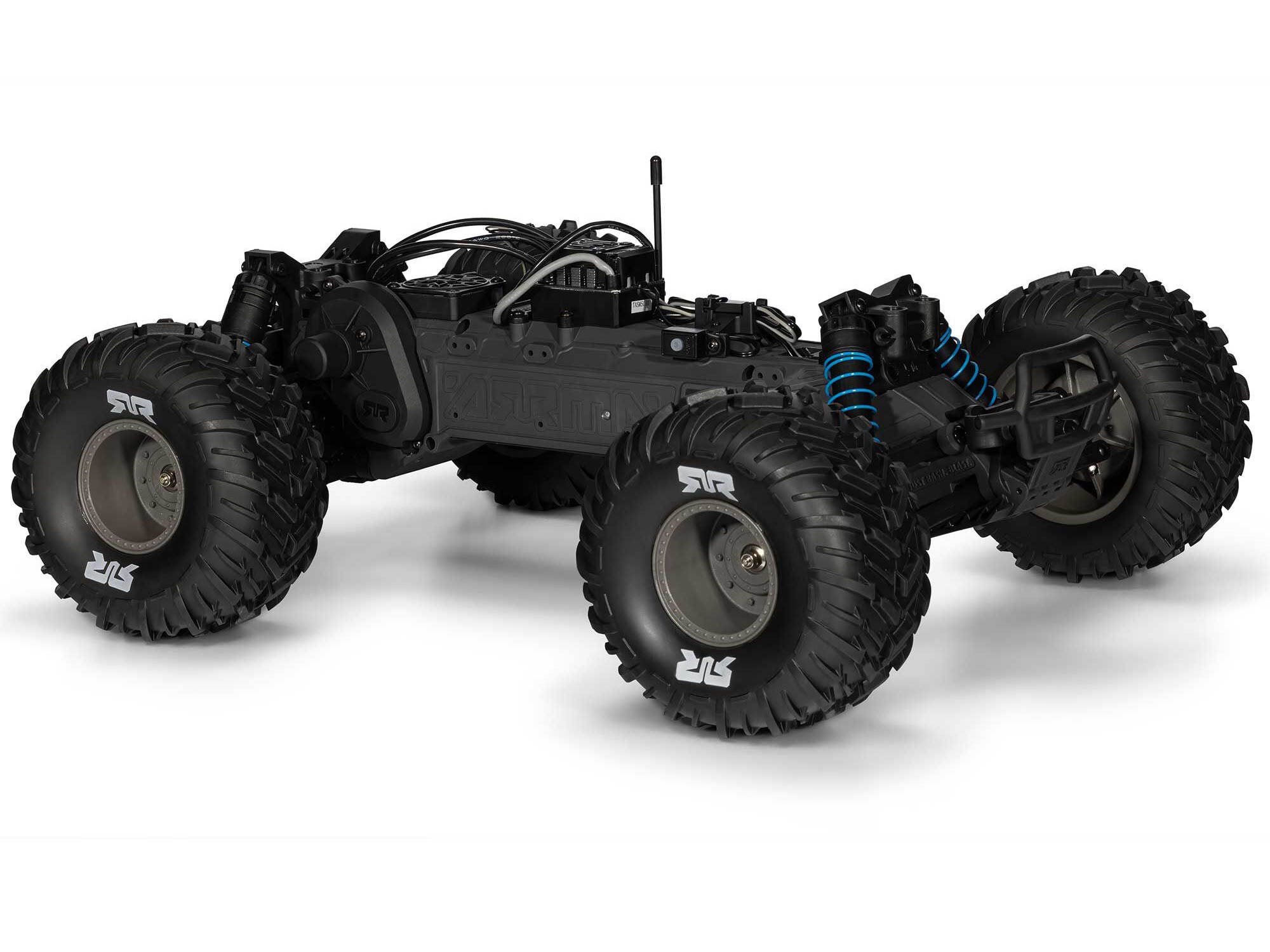 Arrma 1/10 GORGON 223S 2WD RTR Brushless Monster Truck, Blue/Black - 18