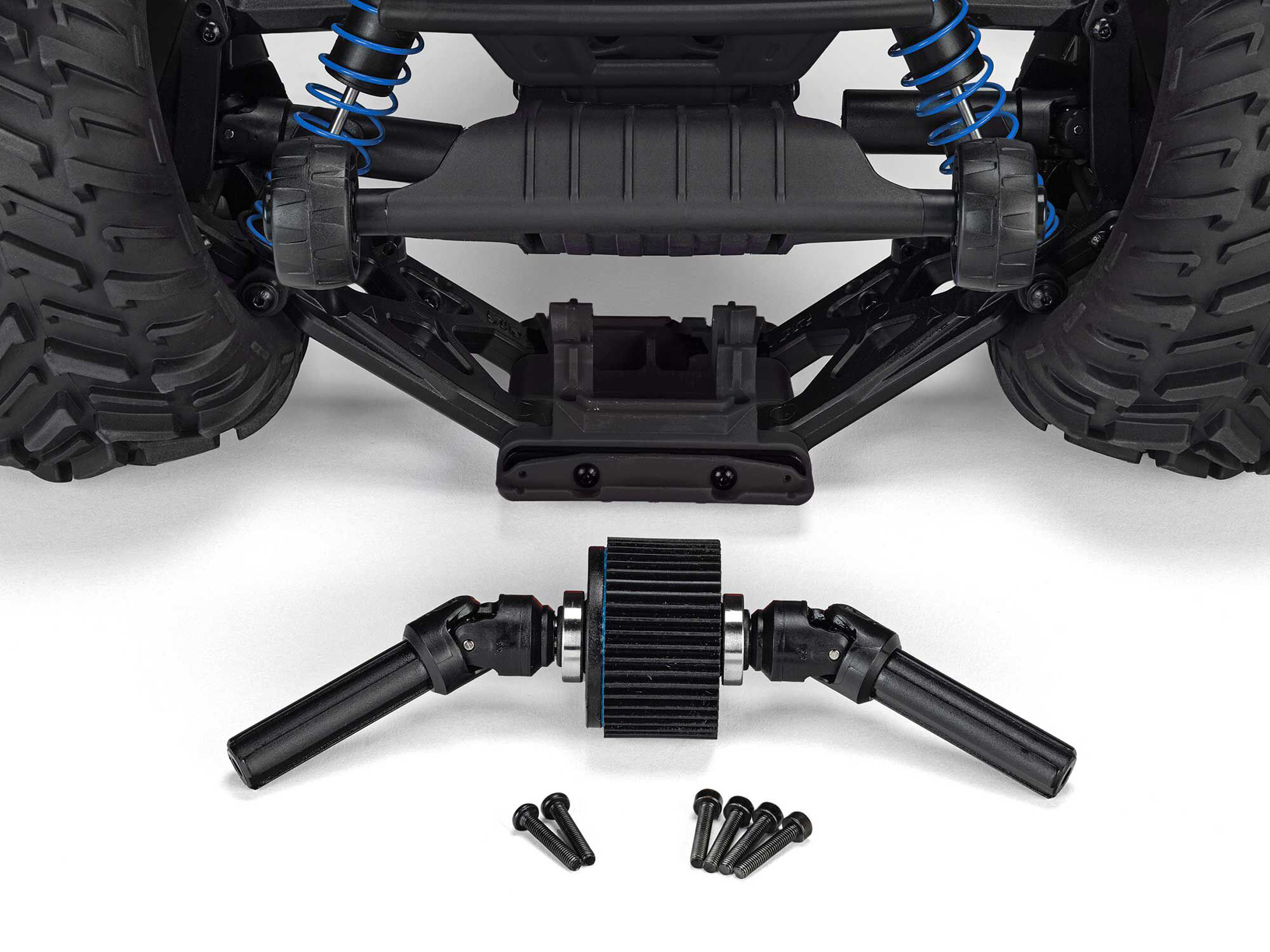 Arrma 1/10 GORGON 223S 2WD RTR Brushless Monster Truck, Blue/Black - 26