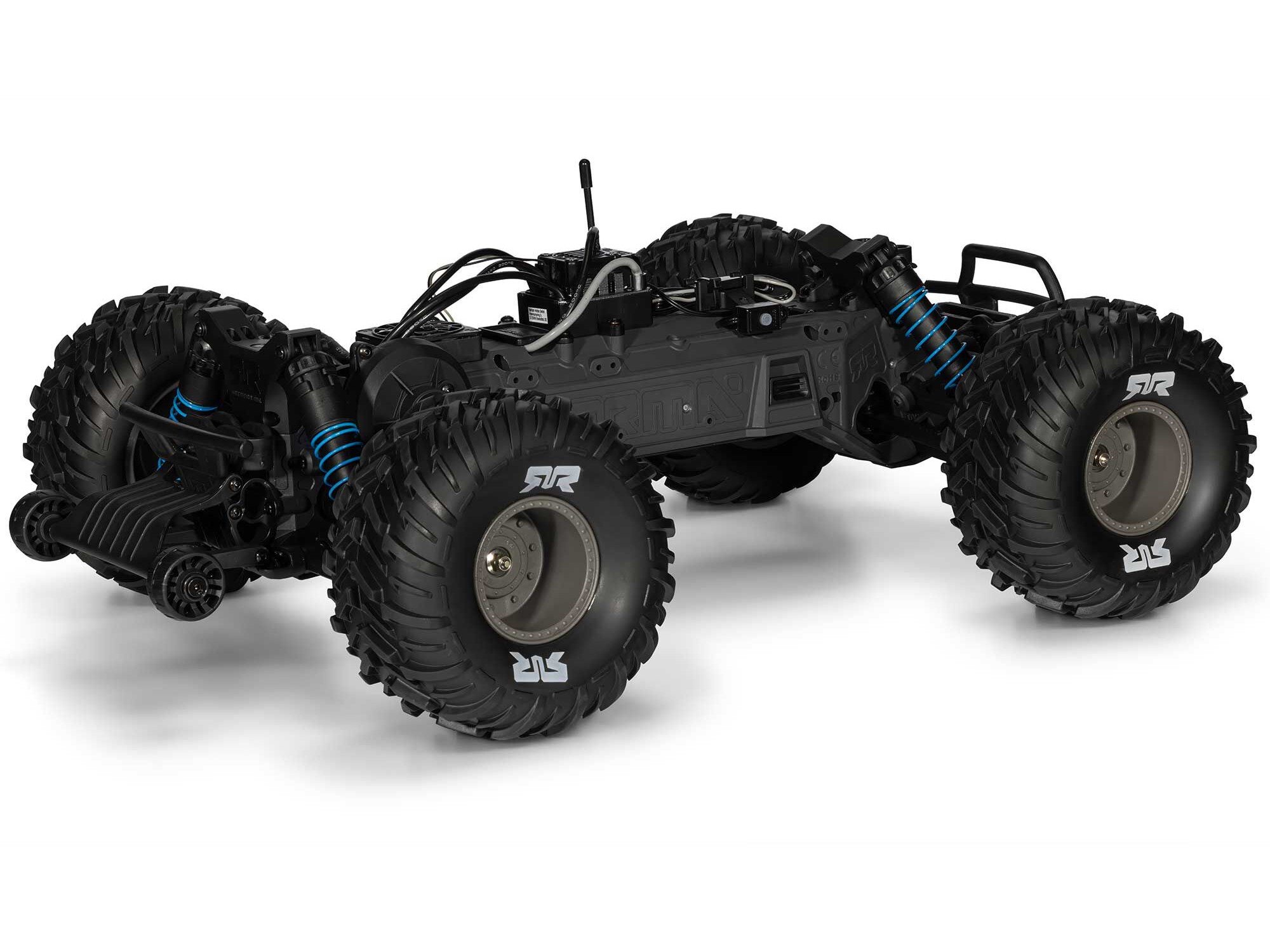Arrma 1/10 GORGON 223S 2WD RTR Brushless Monster Truck, Blue/Black - 19