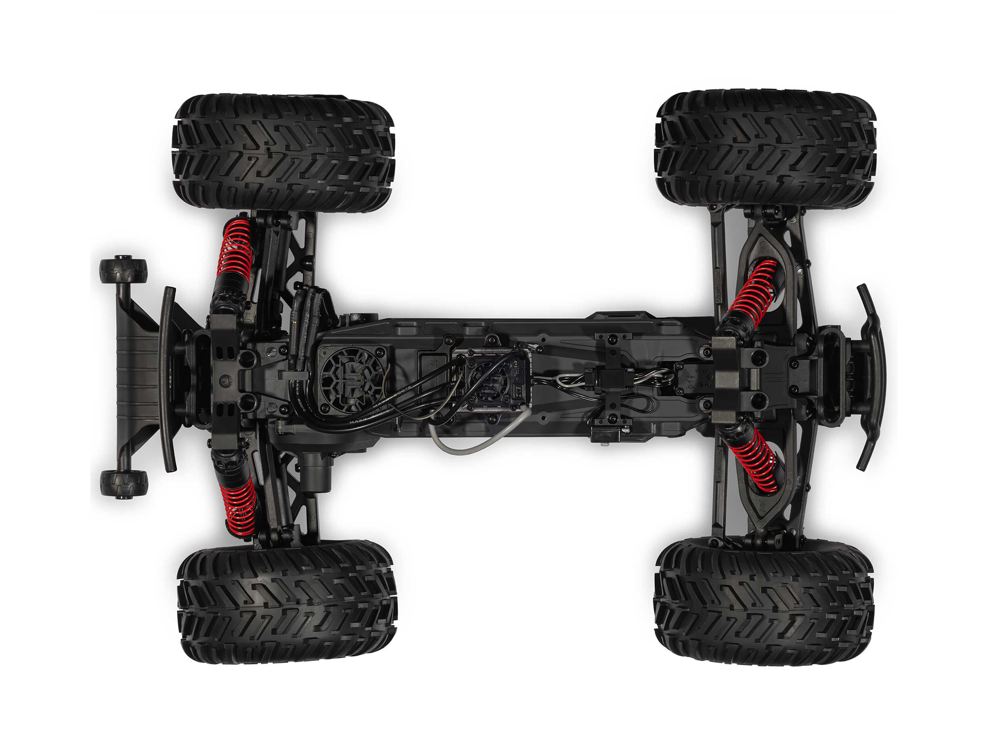 Arrma 1/10 GORGON 223S 2WD RTR Brushless Monster Truck, Red/Black - 14