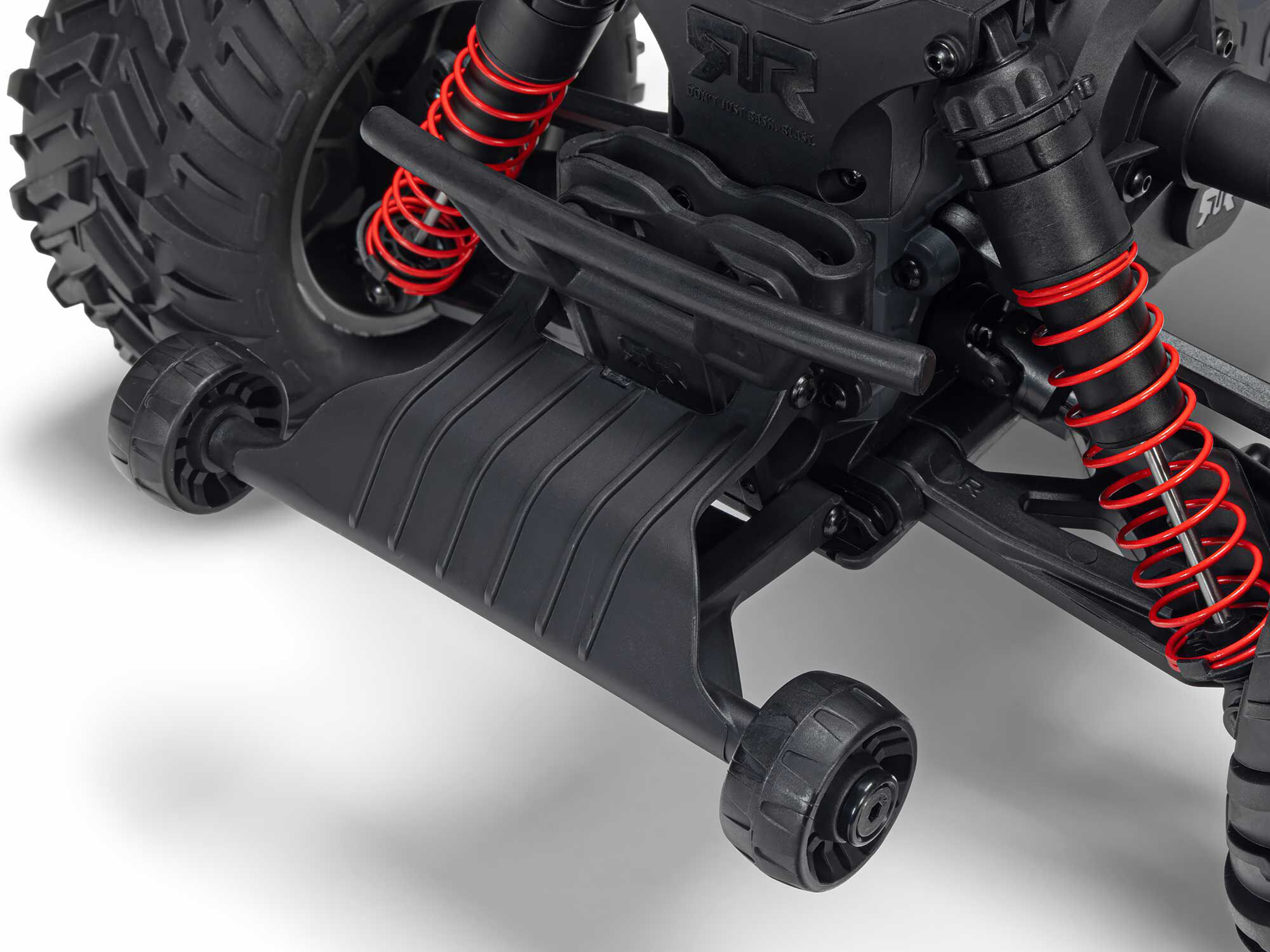 Arrma 1/10 GORGON 223S 2WD RTR Brushless Monster Truck, Red/Black - 19