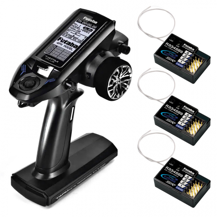 T4PM Plus Steering Wheel Radio T-FHSS, 3pcs R334SBS