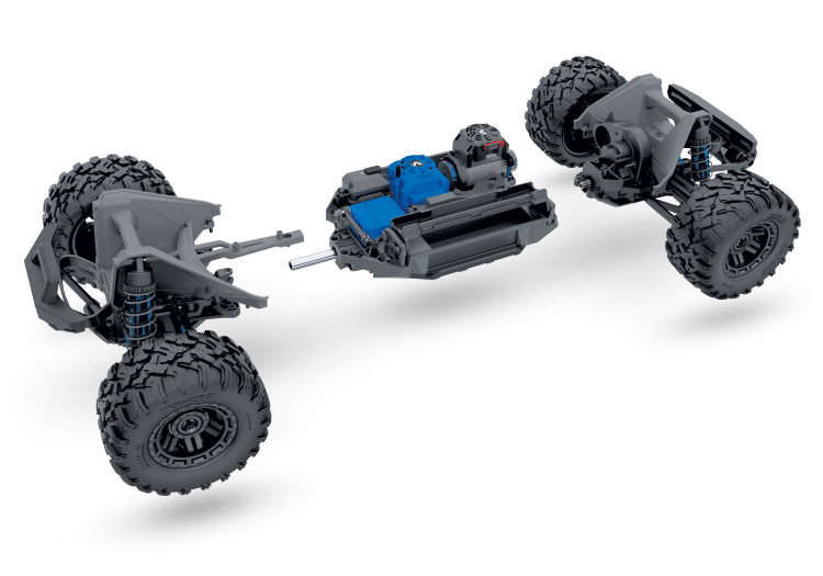 Maxx 4x4 1/10 RTR TQi Brushless TSM Rock`n Roll - 28