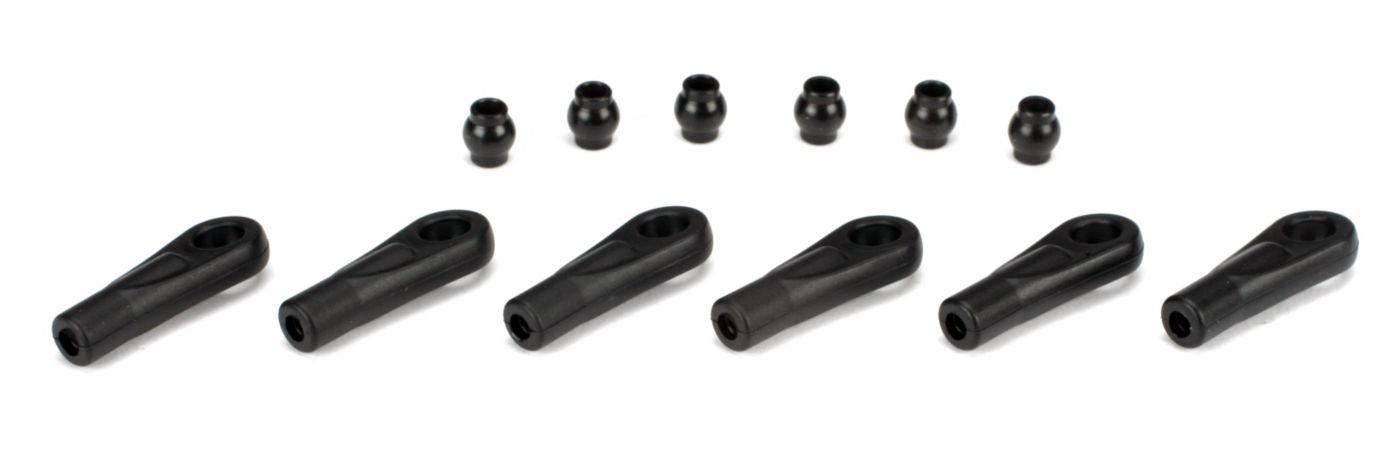 Losi LOSA6044 HD Rod Ends & Balls: 8B, 8T
