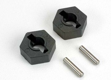 Hex Wheel Hubs 14mm Nylon (2)