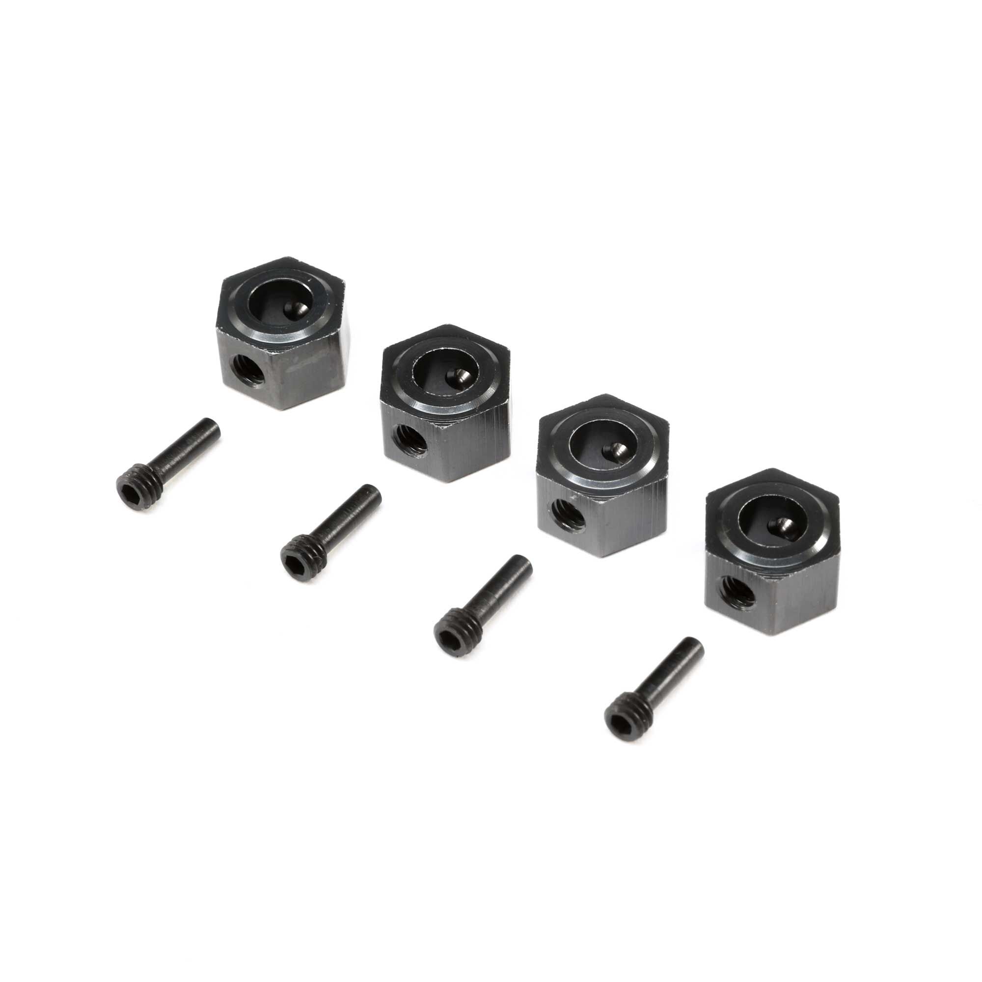 Losi LOS343200 12mm Machined Wheel Hex (4): LMT