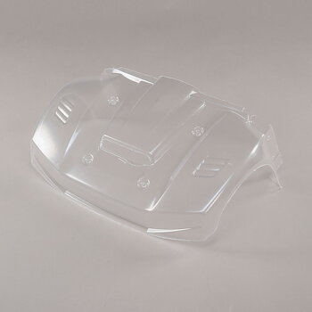 Losi LOS350005 Front Hood section, Clear: 5ive-T 2.0