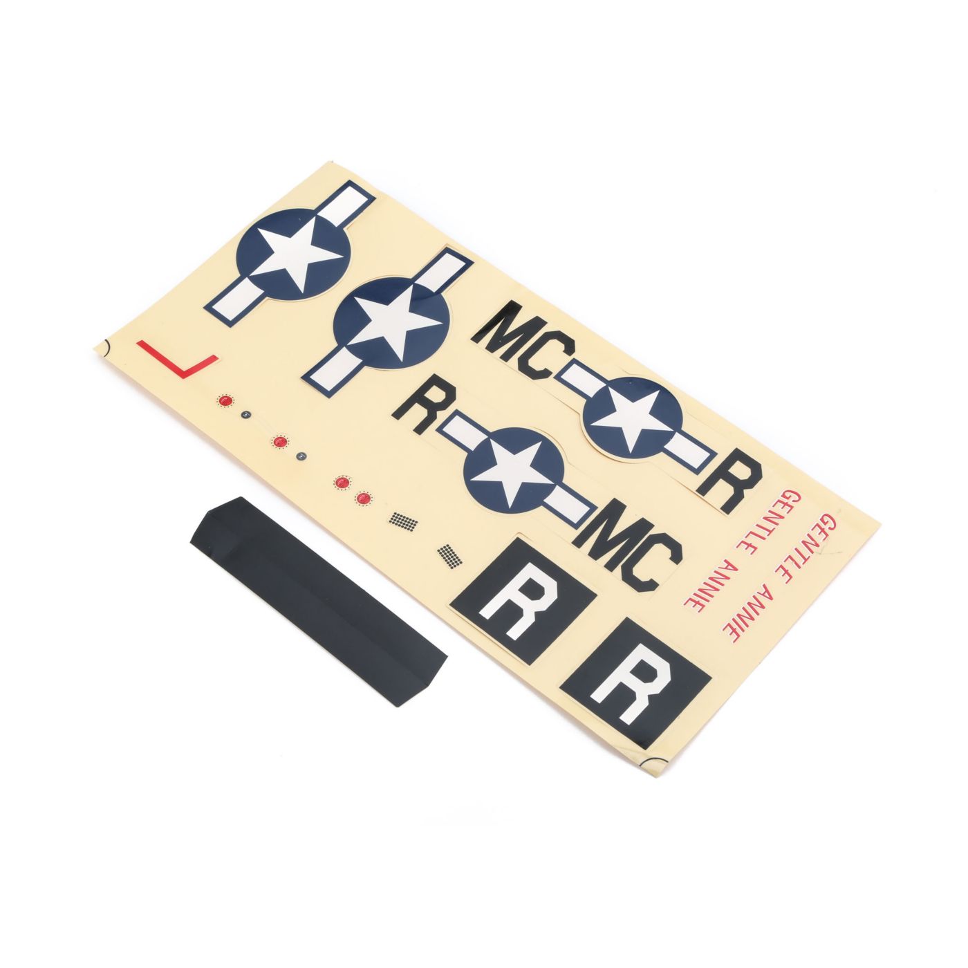 E-flite Decal Sheet: UMX P-51 BL