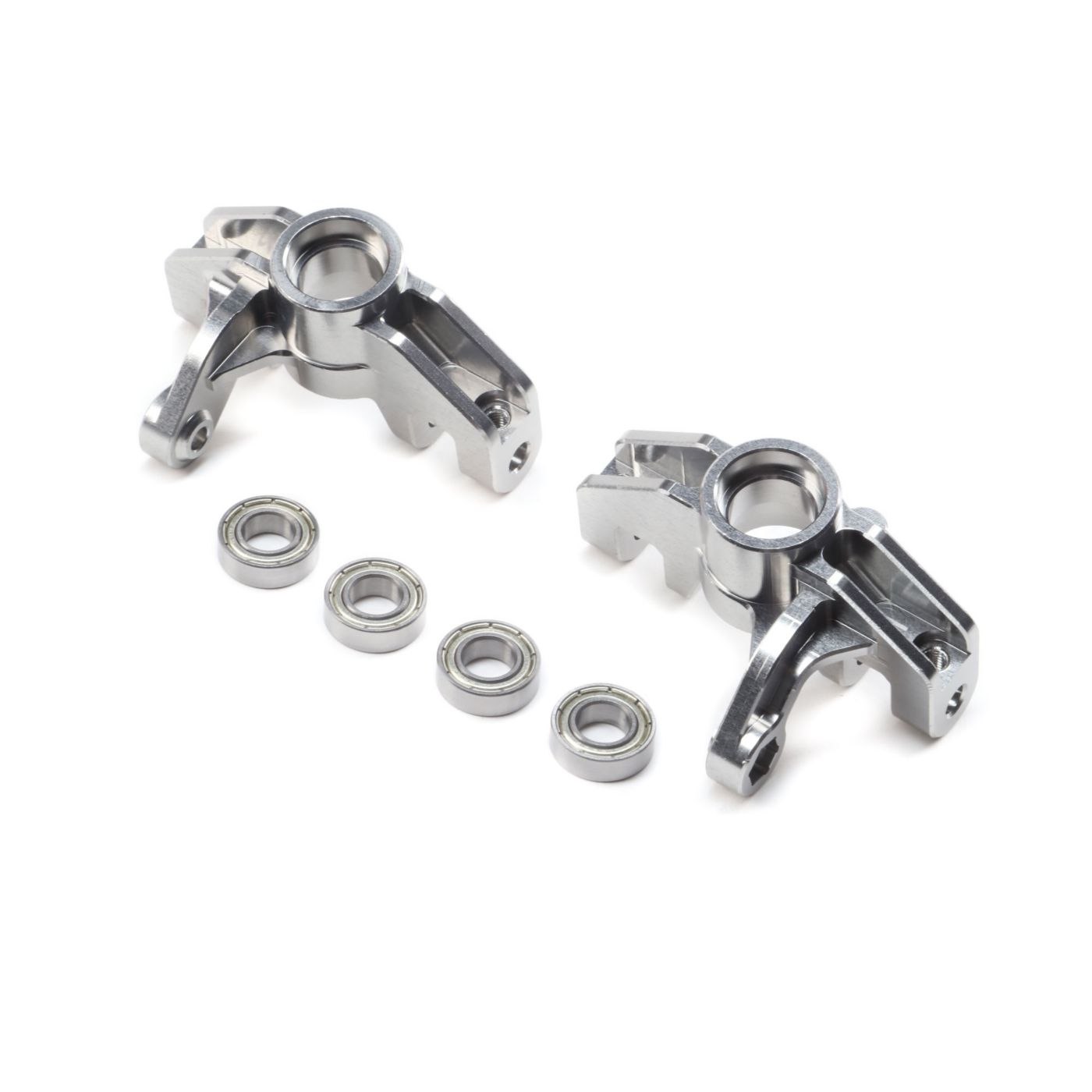 Losi LOS354013 Front Spindle Set, Aluminum (L/R): Super Rock Rey