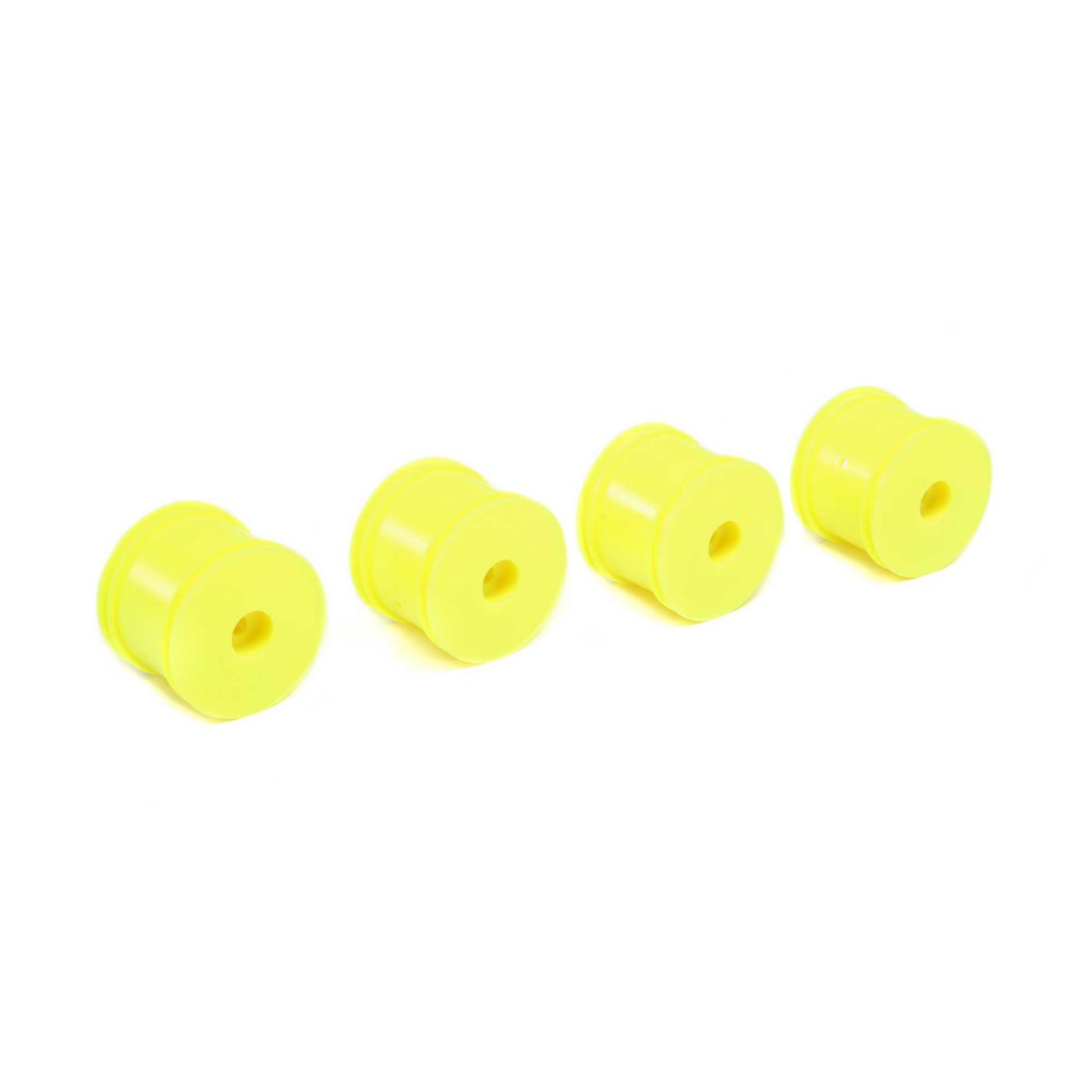 Losi LOS41011 FR/RR Wheel, Yellow (4): Mini-T 2.0