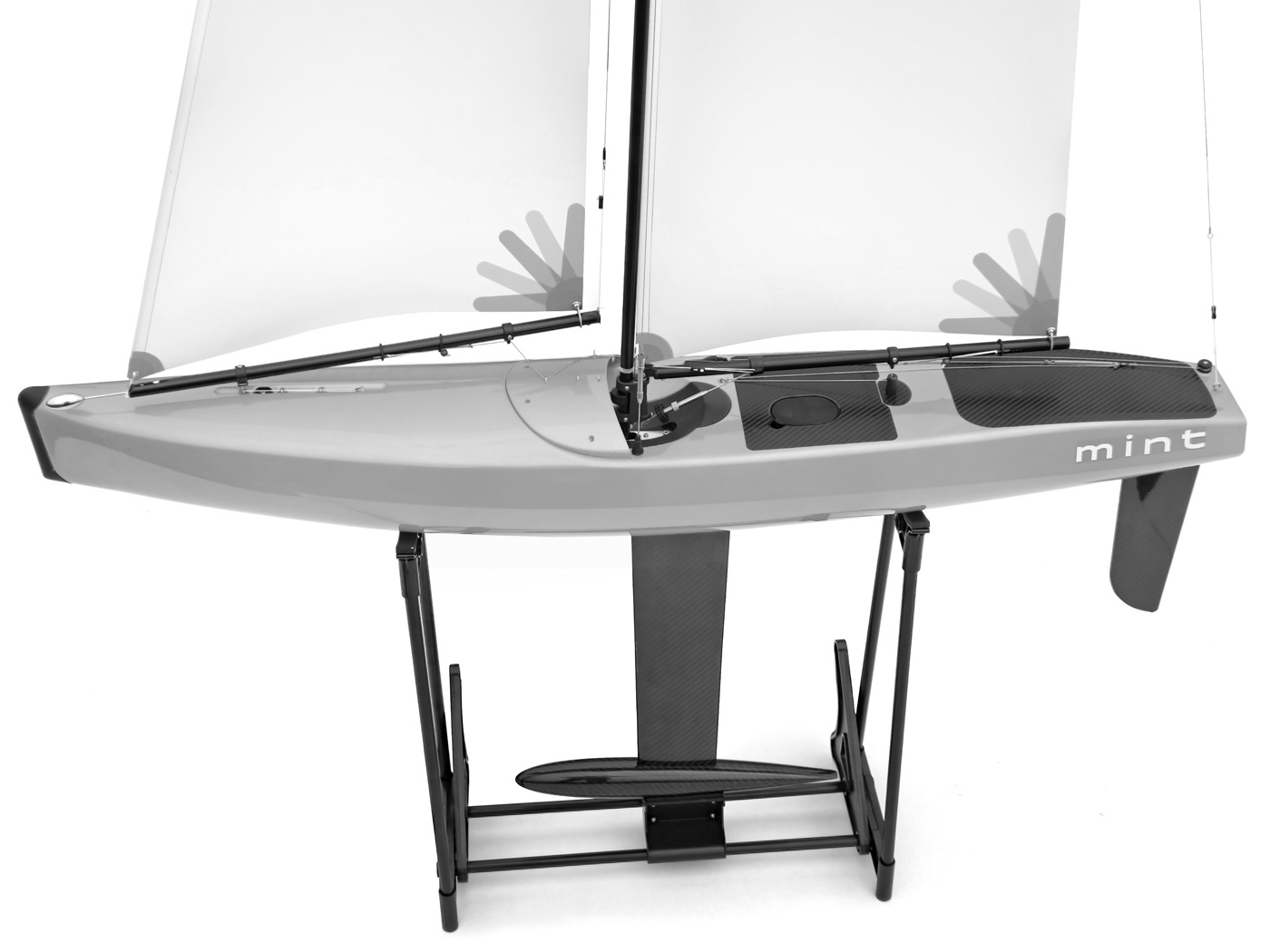 Joysway 8820PB Sailboat Mint IOM PNP Pearl Blue - 5