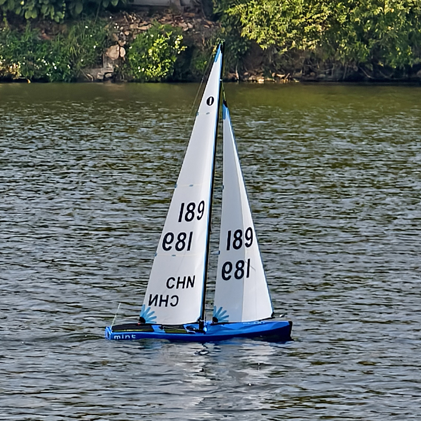 Joysway 8820PB Sailboat Mint IOM PNP Pearl Blue - 19