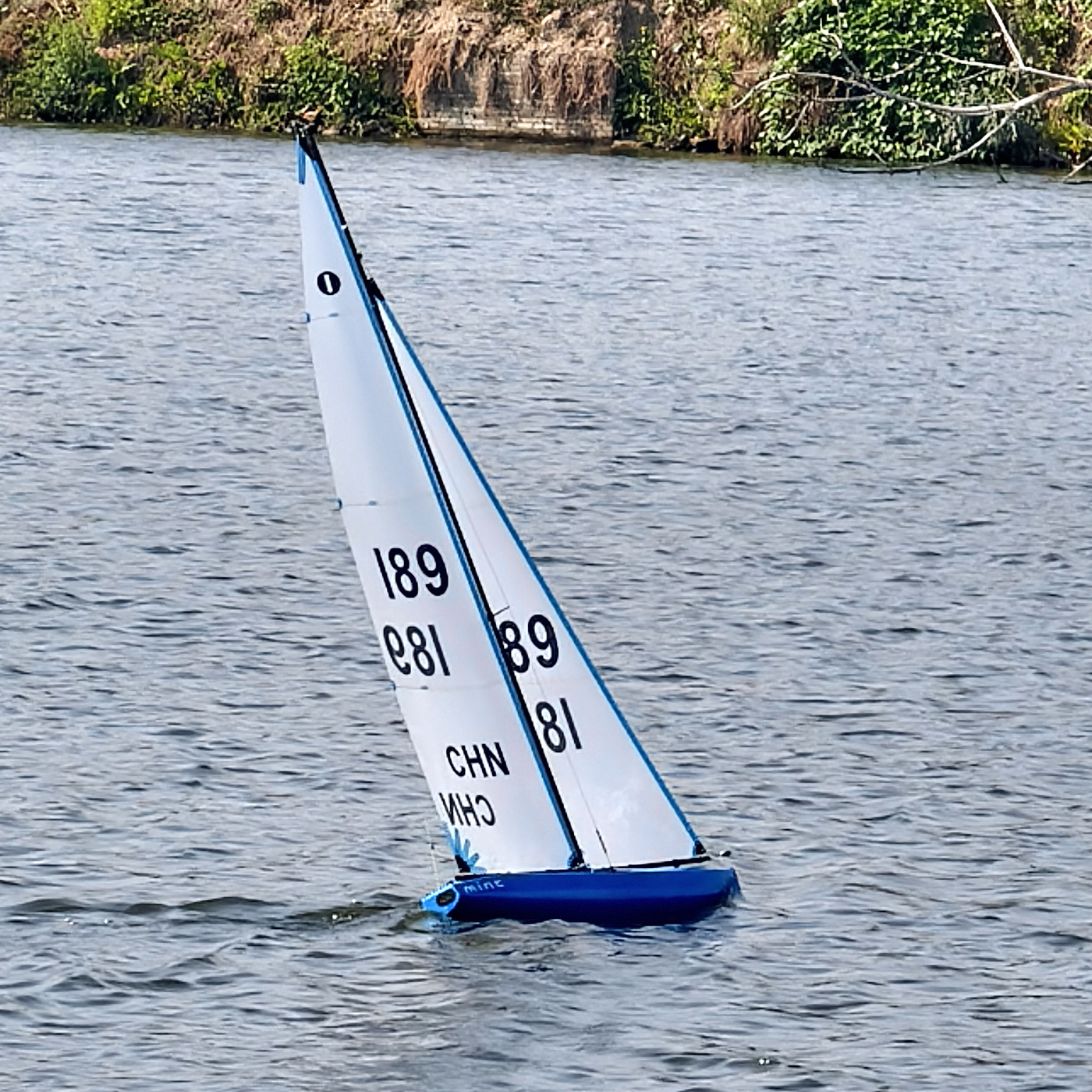 Joysway 8820PB Sailboat Mint IOM PNP Pearl Blue - 18