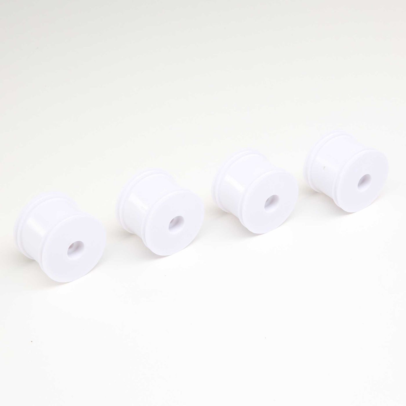 Losi LOS41012 FR/RR Wheel, White (4): Mini-T 2.0