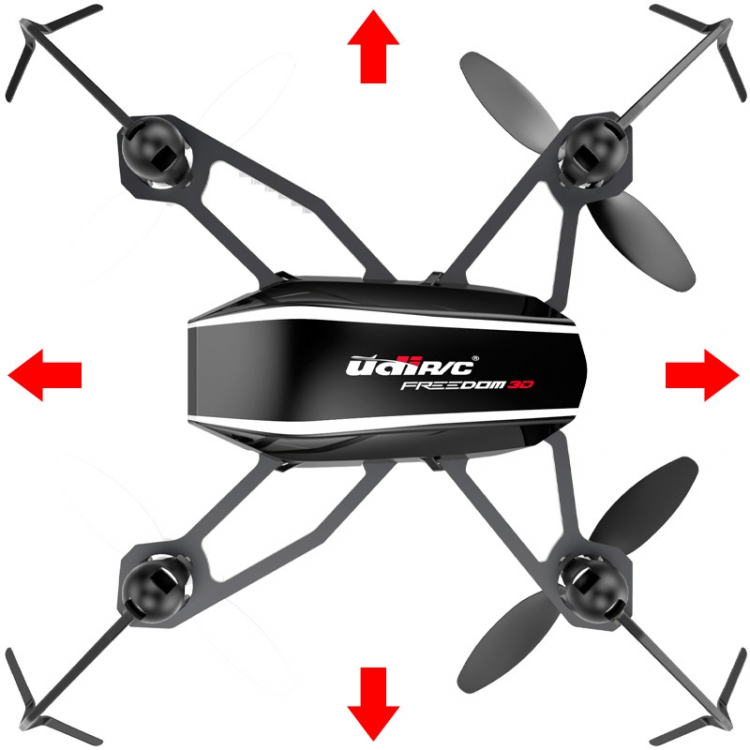 U32 Freedom 3D Drönare 180-360gr Flip-Roll - 4