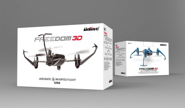 U32 Freedom 3D Drönare 180-360gr Flip-Roll - 6