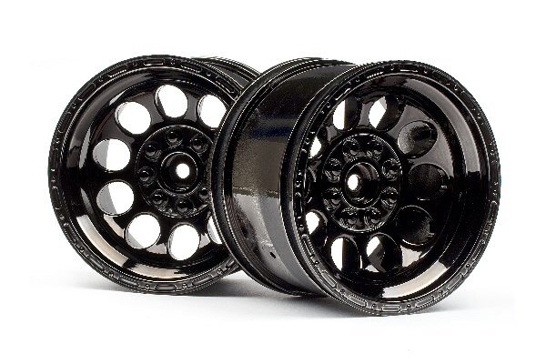 HPI HP101252 Bullet St Wheels Black Chrome (Pr)