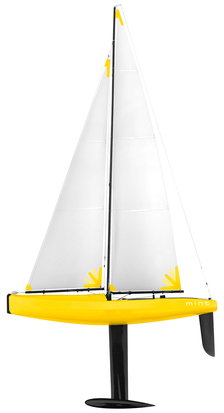 Joysway 8820PY Sailboat Mint IOM PNP Pearl Yellow