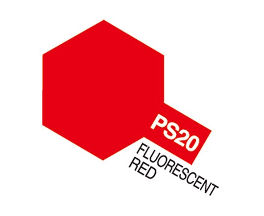 TAMIYA 86020 PS-20 Fluorescent Red - 2