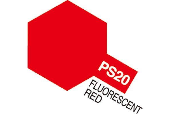 TAMIYA 86020 PS-20 Fluorescent Red