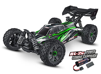 Traxxas Jato 4x4 1/8 BL-2s EHD RTR Grön