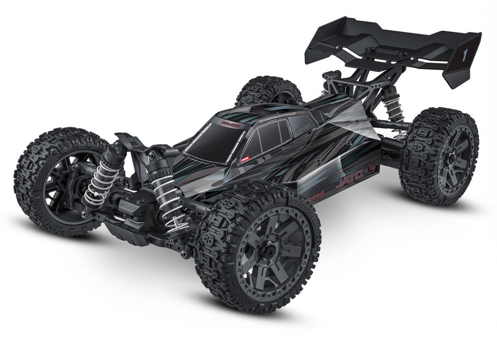 Traxxas Jato 4x4 1/8 BL-2s EHD RTR Svart - 12