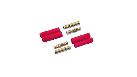Gold-Contacts G 4 Connectors, G 4 Polarised Double-connector System (Black)