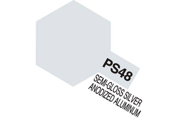 TAMIYA 86048 PS-48 Semi-Gloss Silver Alumite