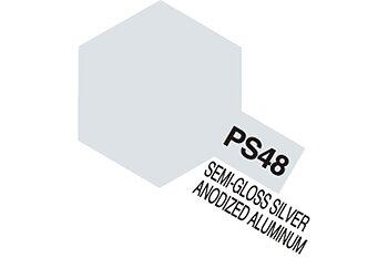 TAMIYA 86048 PS-48 Semi-Gloss Silver Alumite