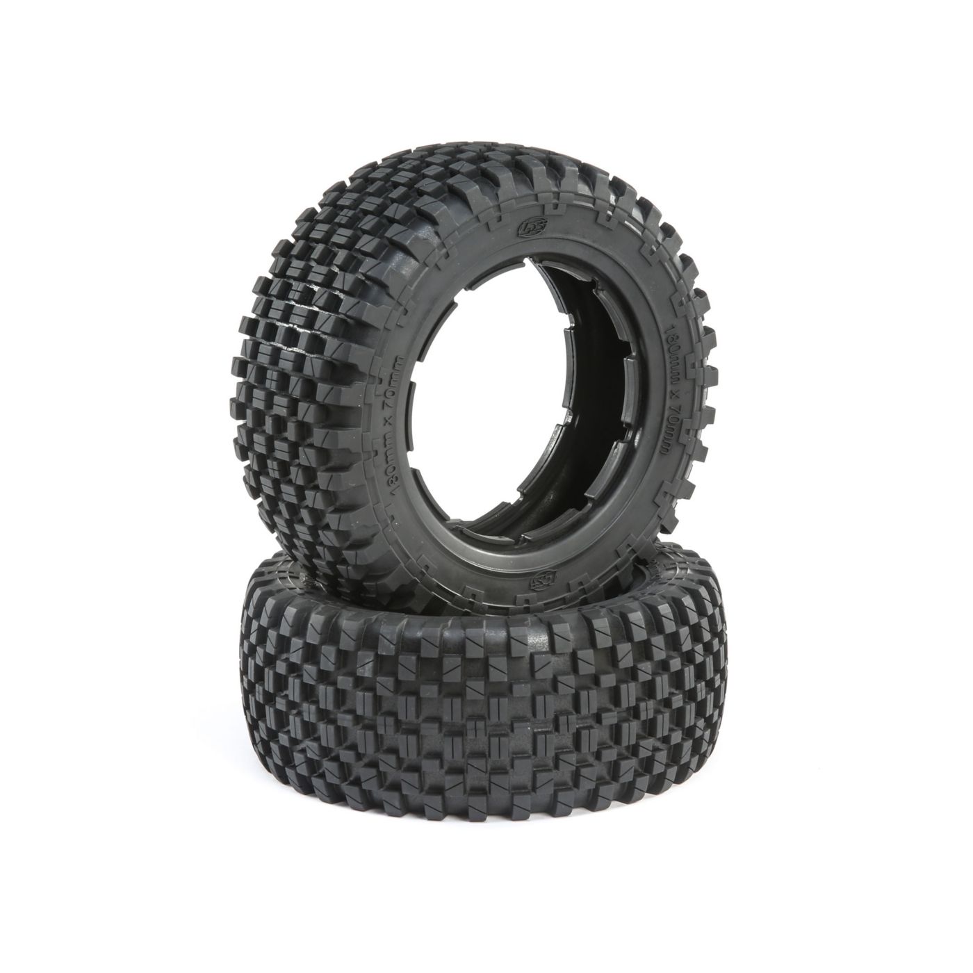 Losi LOS45023 Tire Set, Firm (2):  5ive-T 2.0