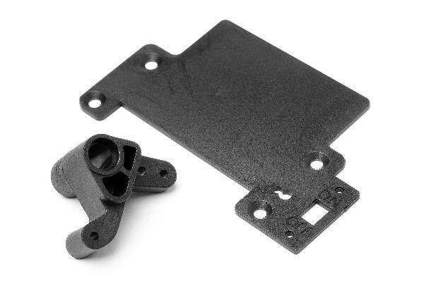 HPI HP101313 Servoarm,Radiotray Post,Lid(Rx) Bullet Flux