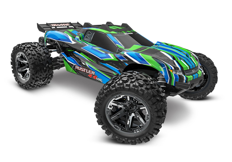 Traxxas Rustler 4x4 VXL 1/10 RTR TQi TSM EHD Rön