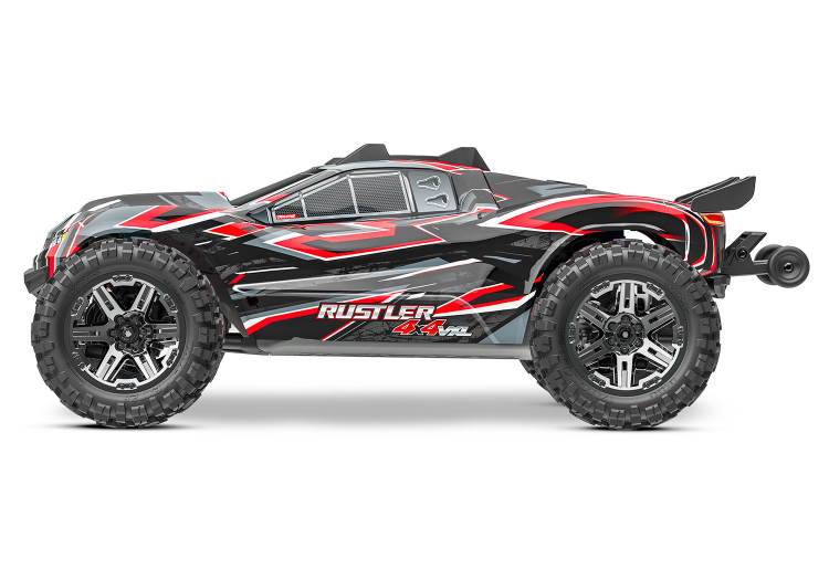 Rustler 4x4 VXL 1/10 RTR TQi TSM HD Red without Battery / Charger - 10