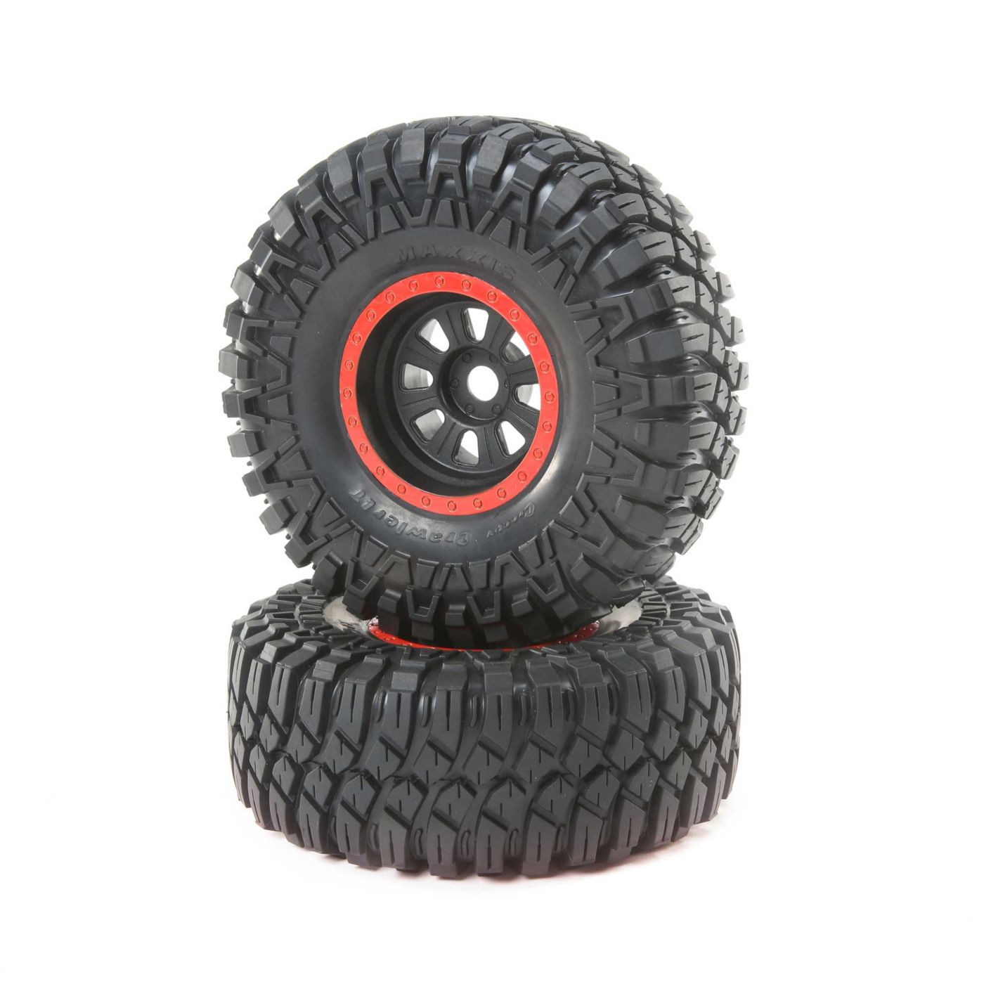 Losi LOS45031 MaxxisCreepyCrawlerLT,Black,Mntd(2): SuperRockRey