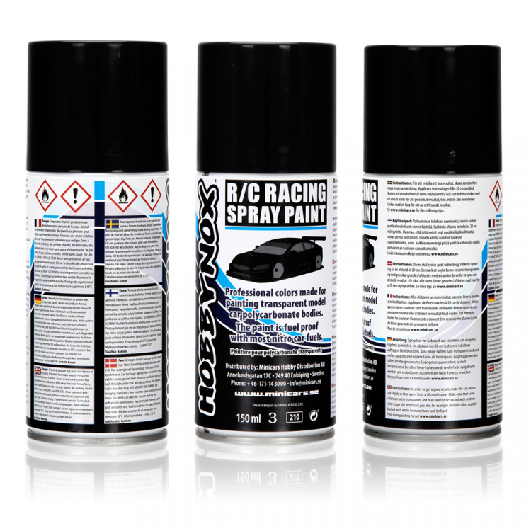 Hobbynox HN1407 Neon Blue R/C Racing Car Spray Paint 150 ml - 6