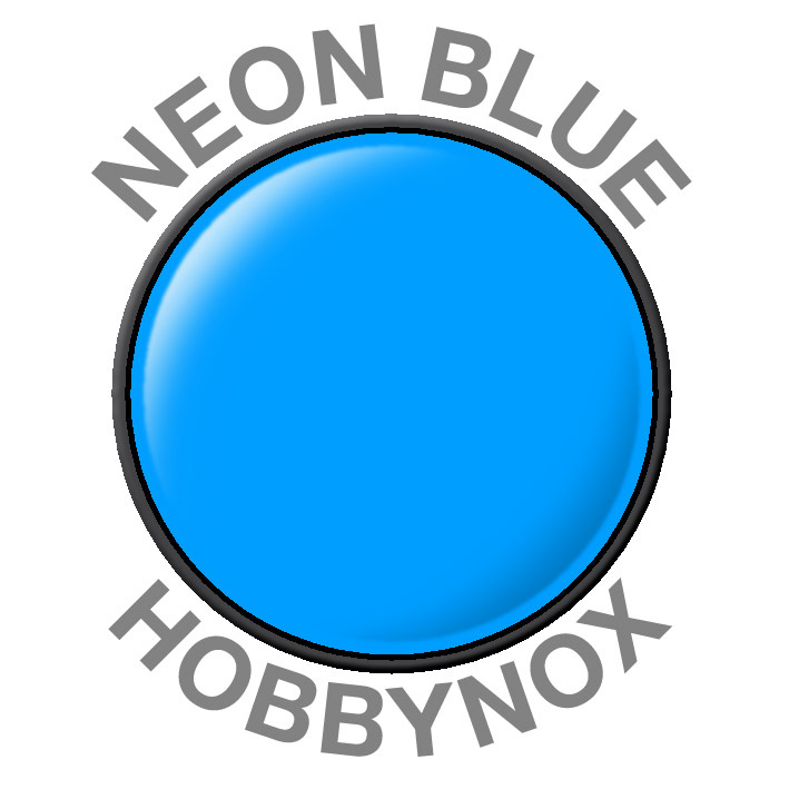 Hobbynox HN1407 Neon Blue R/C Racing Car Spray Paint 150 ml - 3